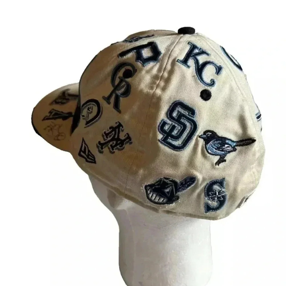 Vintage 59Fifty NEW ERA Official MLB Embroidered Logo Baseball Cap 7 5/8 - Picture 4 of 11